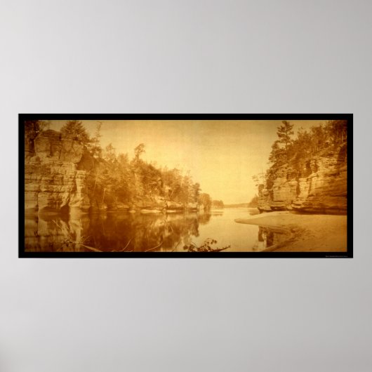 ウィスコンシン州のジョーズ・デルス写真1894 ポスター (正面)