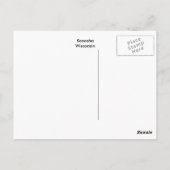 ウィスコンシン州のポストカード ポストカード (裏面)