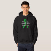 ウィスコンシン州のライム病啓発Tシャツ Lyme パーカ (正面フル)