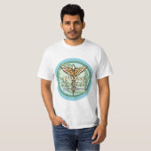 ウィスコンシン州の看護師カドゥケウス Tシャツ (正面フル)