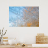 ウィスコンシン州の繊細な霜の模様 ポスター (キッチン)