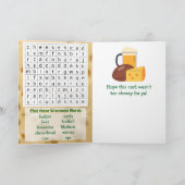 ウィスコンシン州の記念日おめでとう！2月15日 カード (内部)