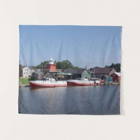 ウィスコンシン州の2つの河川 タペストリー (正面(横))