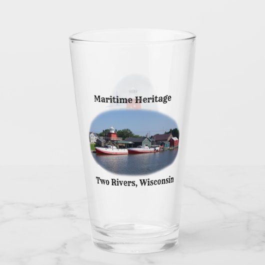 ウィスコンシン州の2つの河川 タンブラーグラス (正面)