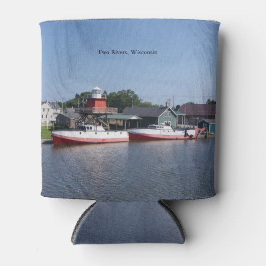 ウィスコンシン州の2つのRIverは涼しい 缶クーラー (正面)