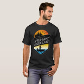 ウィスコンシン州アッパー・セントクロワ湖で過ごしたい Tシャツ (正面フル)