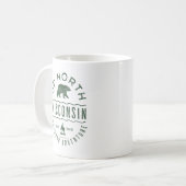 ウィスコンシン州アプノース コーヒーマグカップ (正面左)