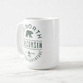 ウィスコンシン州アプノース コーヒーマグカップ (正面左)