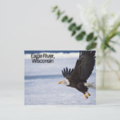 ウィスコンシン州イーグル川端書 ポストカード (スタンド正面)