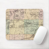 ウィスコンシン州ウォーケシャ郡州図 マウスパッド (マウス)