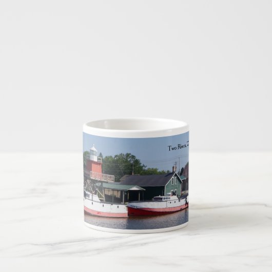 ウィスコンシン州エスプレッソまたはジャンボマグの2つの河川 エスプレッソカップ (正面)