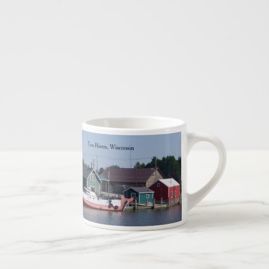 ウィスコンシン州エスプレッソまたはジャンボマグの2つの河川 エスプレッソカップ (右)