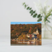 ウィスコンシン州エフライムの夕暮れ ポストカード (スタンド正面)