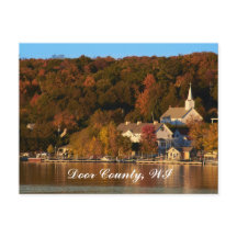 ウィスコンシン州エフライムの夕暮れ