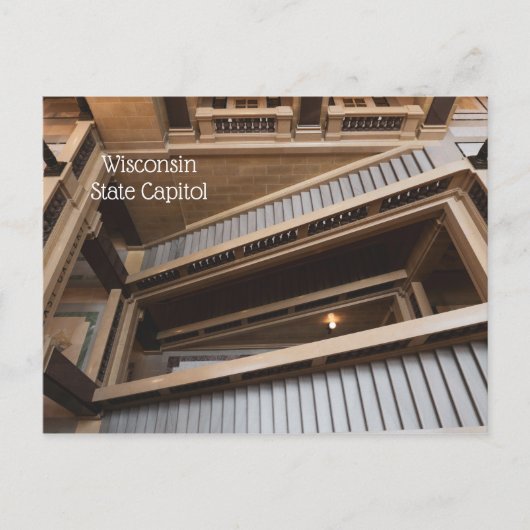 ウィスコンシン州キャピトルインテリア ポストカード (正面)