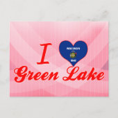 ウィスコンシン州グリーンレイクが大好き ポストカード (正面)