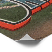 ウィスコンシン州シボイガン(インディアン番号1) ポスター (角)