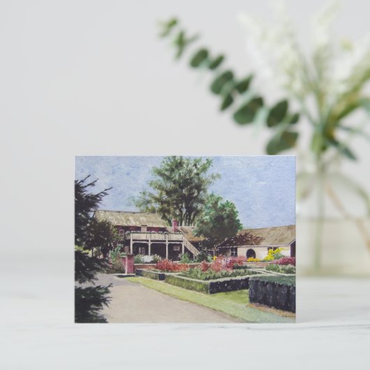 ウィスコンシン州ジャネスビルのロータリー庭園 – 葉書 ポストカード (スタンド正面)