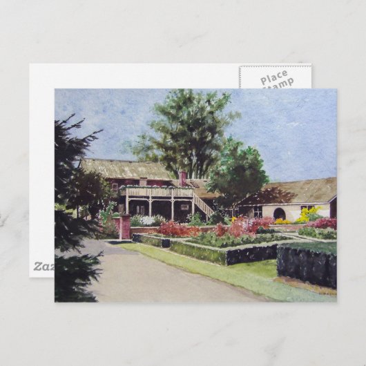 ウィスコンシン州ジャネスビルのロータリー庭園 – 葉書 ポストカード (正面/裏面)