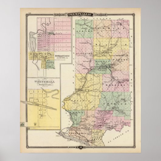 ウィスコンシン州トレムペアレオ郡 ポスター (正面)