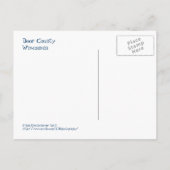 ウィスコンシン州ドアカウンティ葉書 ポストカード (裏面)