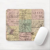 ウィスコンシン州ドッジ郡州地図 マウスパッド (マウス)