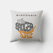 ウィスコンシン州ニックネームワードアート クッション (裏面)