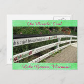 ウィスコンシン州ハガキのミラクル・トレイル ポストカード (正面/裏面)