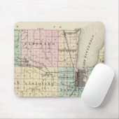ウィスコンシン州フォン·デュ·ラック郡州地図 マウスパッド (マウス)