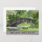 ウィスコンシン州マディソンにあるテニーパークストーンブリッジ ポストカード (正面/裏面)