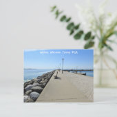 ウィスコンシン州マディソンのテニー・パーク遊歩道 ポストカード (スタンド正面)