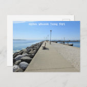 ウィスコンシン州マディソンのテニー・パーク遊歩道 ポストカード (正面/裏面)