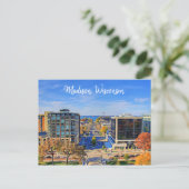 ウィスコンシン州マディソンはがきスカイビュー ポストカード (スタンド正面)