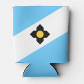 ウィスコンシン州マディソン国旗クーラーボックス 缶クーラー (正面)