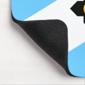 ウィスコンシン州マディソン国旗 マウスパッド (コーナー)