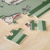 ウィスコンシン州マディソン湖 ジグソーパズル (側面)