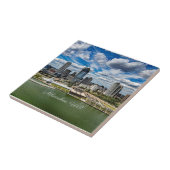 ウィスコンシン州ミルウォーキーの街並み写真 タイル (側面)