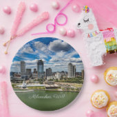 ウィスコンシン州ミルウォーキーの街並み写真 ペーパープレート (パーティー)