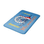 ウィスコンシン州ミルウォーキー国旗 バスマット (アングル)