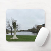 ウィスコンシン州ミルウォーキー川、ウェストベンド マウスパッド (マウス)