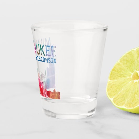 ウィスコンシン州ミルウォーキー ショットグラス (右)