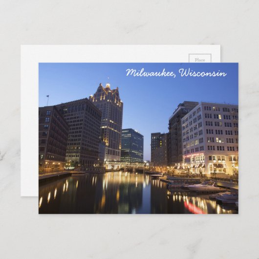 ウィスコンシン州ミルウォーキー ポストカード (正面/裏面)