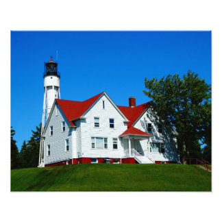 ウィスコンシン州ライトハウスドアカウンティ フォトプリント           