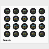 ウィスコンシン州ラクロス山スキー場でのスキー休暇 ラウンドシール (シート)