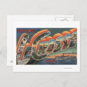 ウィスコンシン州ラクロス – 大文字シーン ポストカード (正面/裏面)