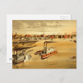 ウィスコンシン州ラクロス(1873) ポストカード (正面/裏面)