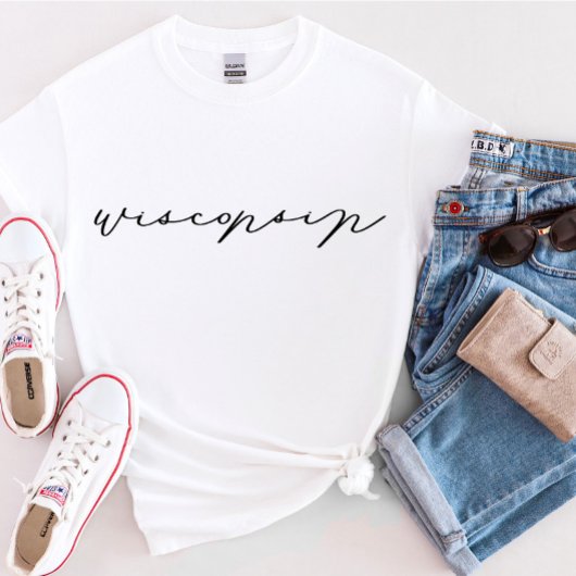 ウィスコンシン州女子Tシャツ Tシャツ