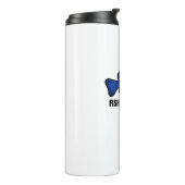 ウィスコンシン州旗の魚 タンブラー (回転左)