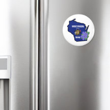 ウィスコンシン州旗州花共通ブルーバイオレット鍵