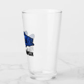 ウィスコンシン州旗 タンブラーグラス (左)
